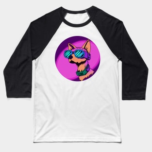 Cyberpunk dog Baseball T-Shirt